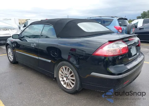 2004 Saab 9-3 Arc из США, поврежденный, VIN YS3FD79Y346010324